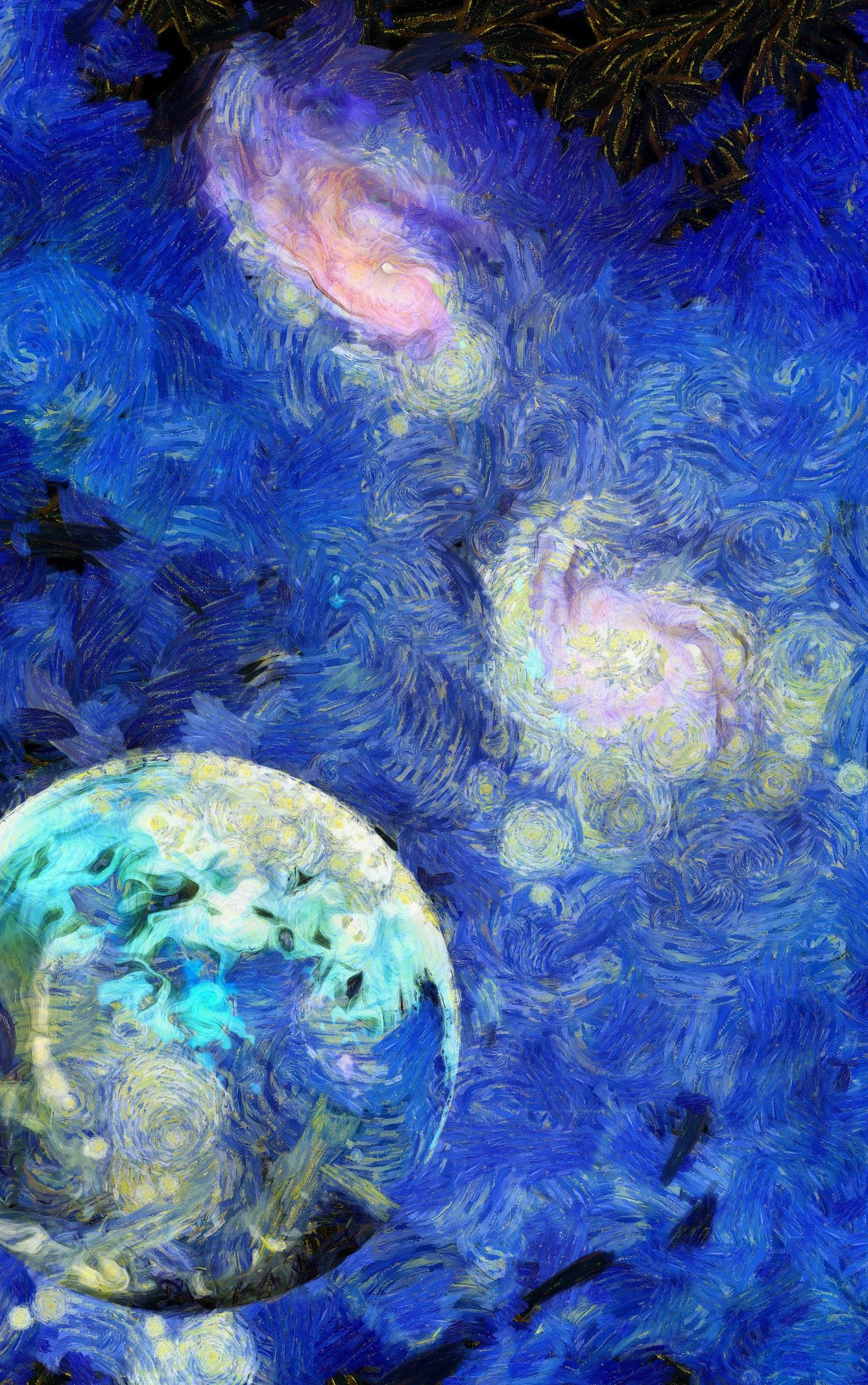 千奇百怪星球绘画