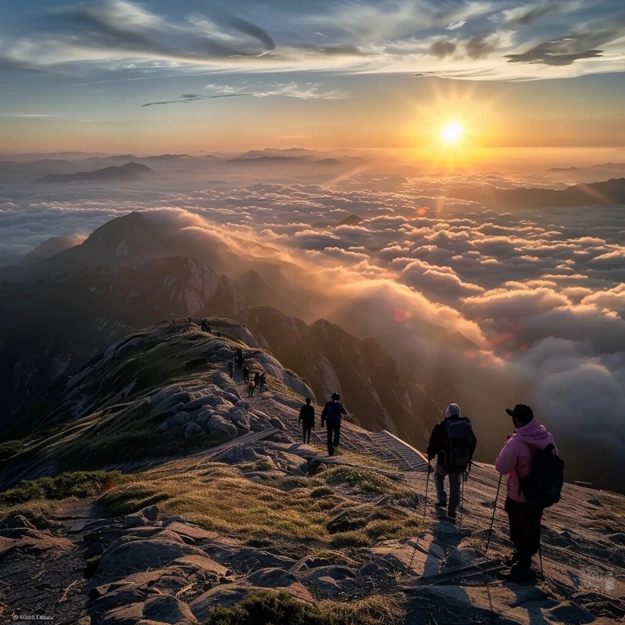 山顶的风景 眺望图片