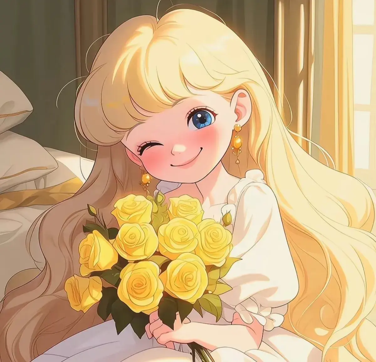 头像分享,笑容灿烂的女生头像