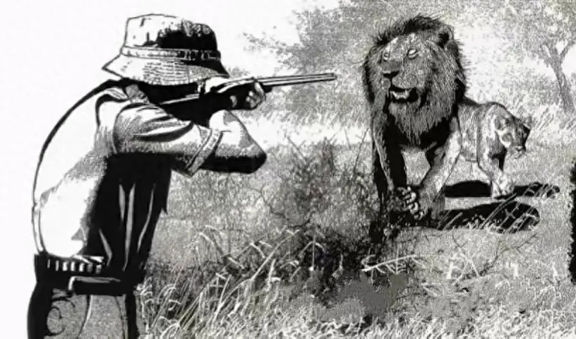 坦桑尼亚食人狮群,15年吃掉2000人,英国猎人猎杀恐怖狮群