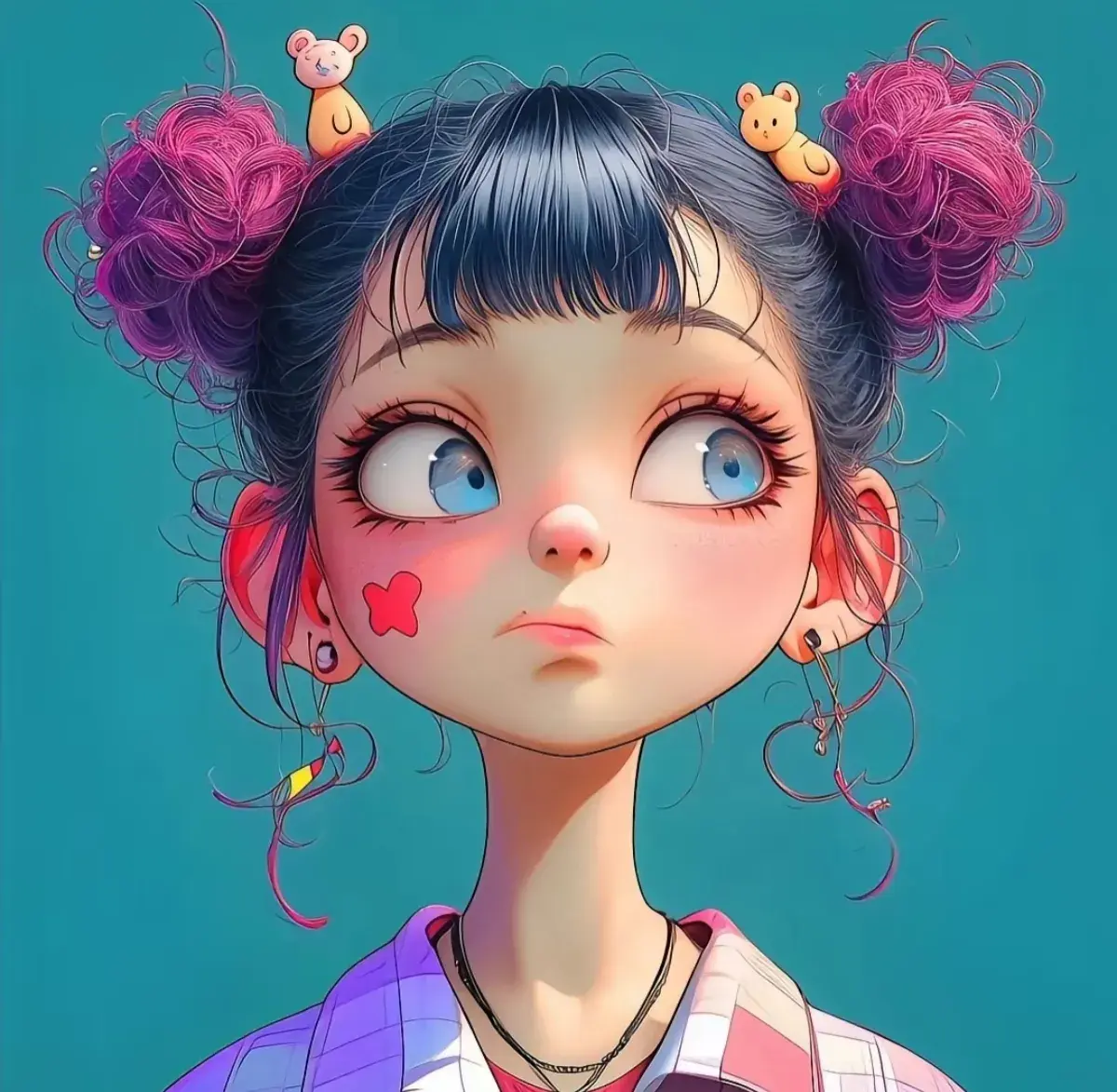 头像分享,笑容灿烂的女生头像