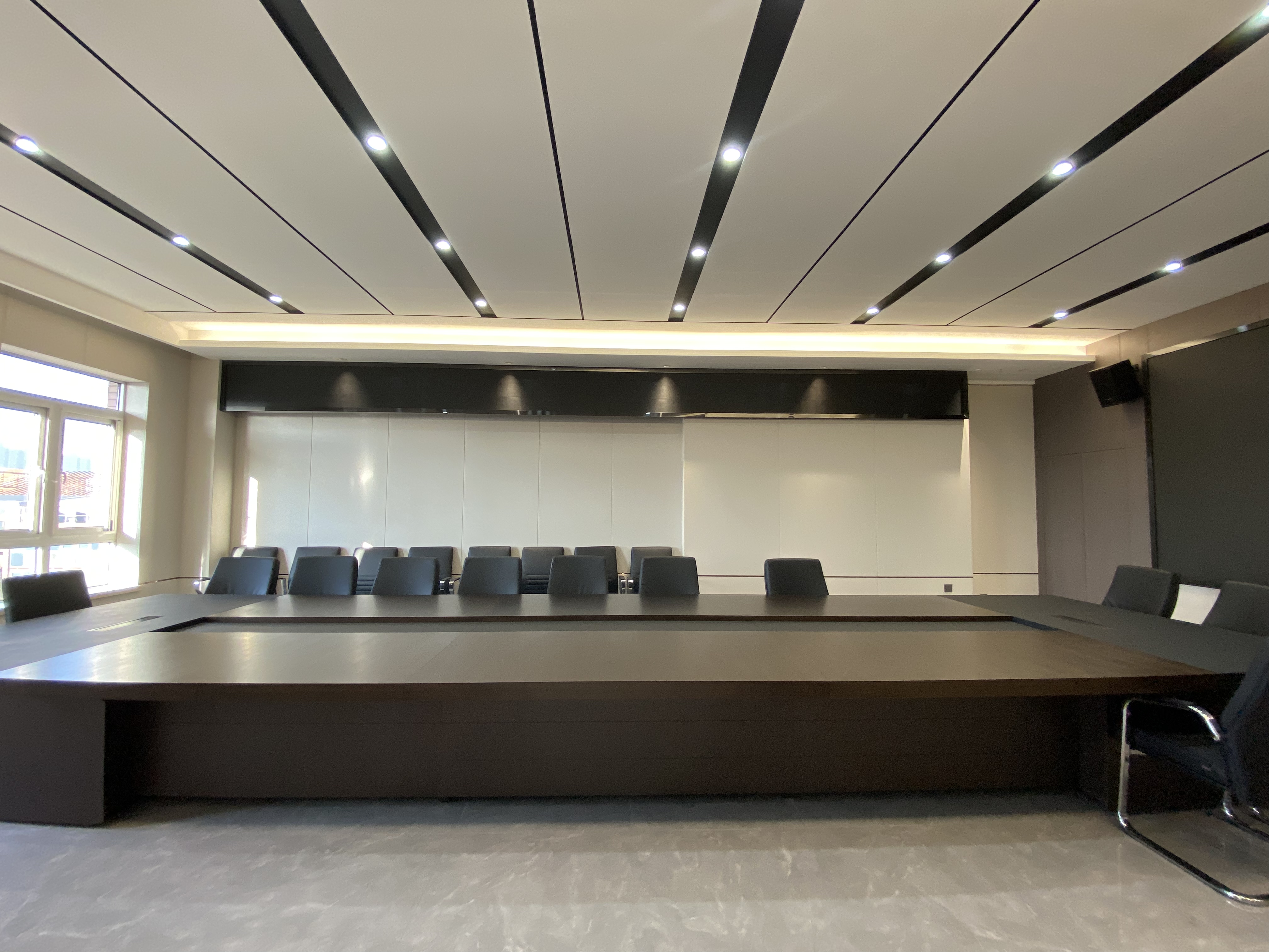 银川装修公司推荐|镹臻装饰|银川中化六建办公楼装修设计落地实景