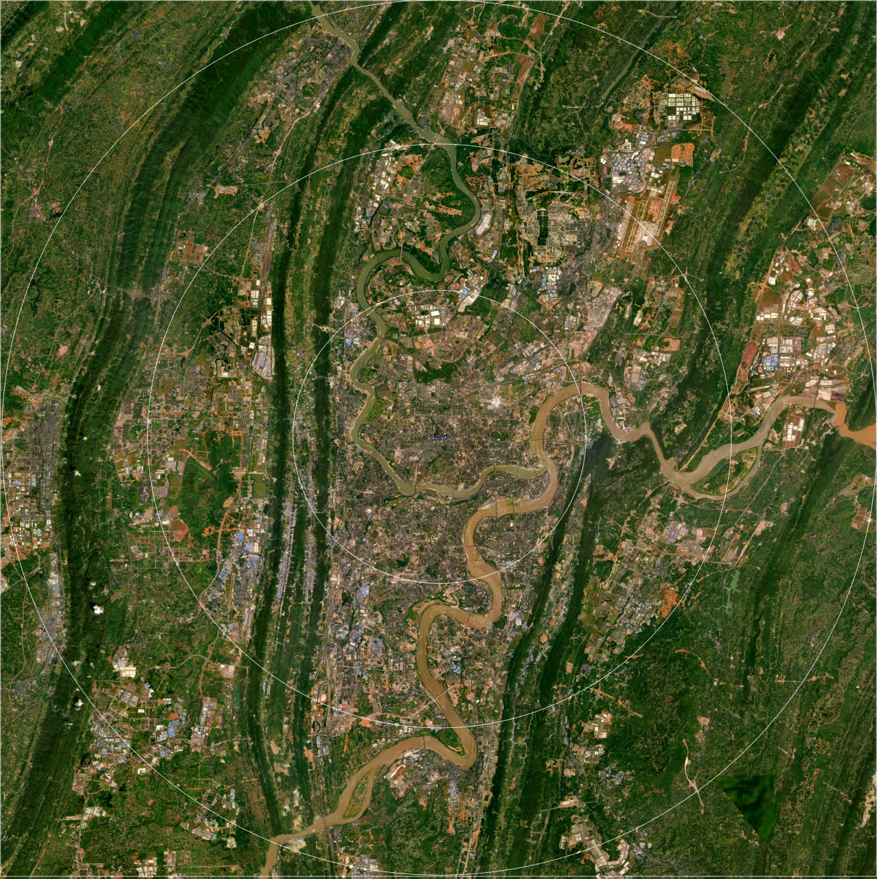 成都与重庆主城区面积对比 可.@x晓之以梦x的动态