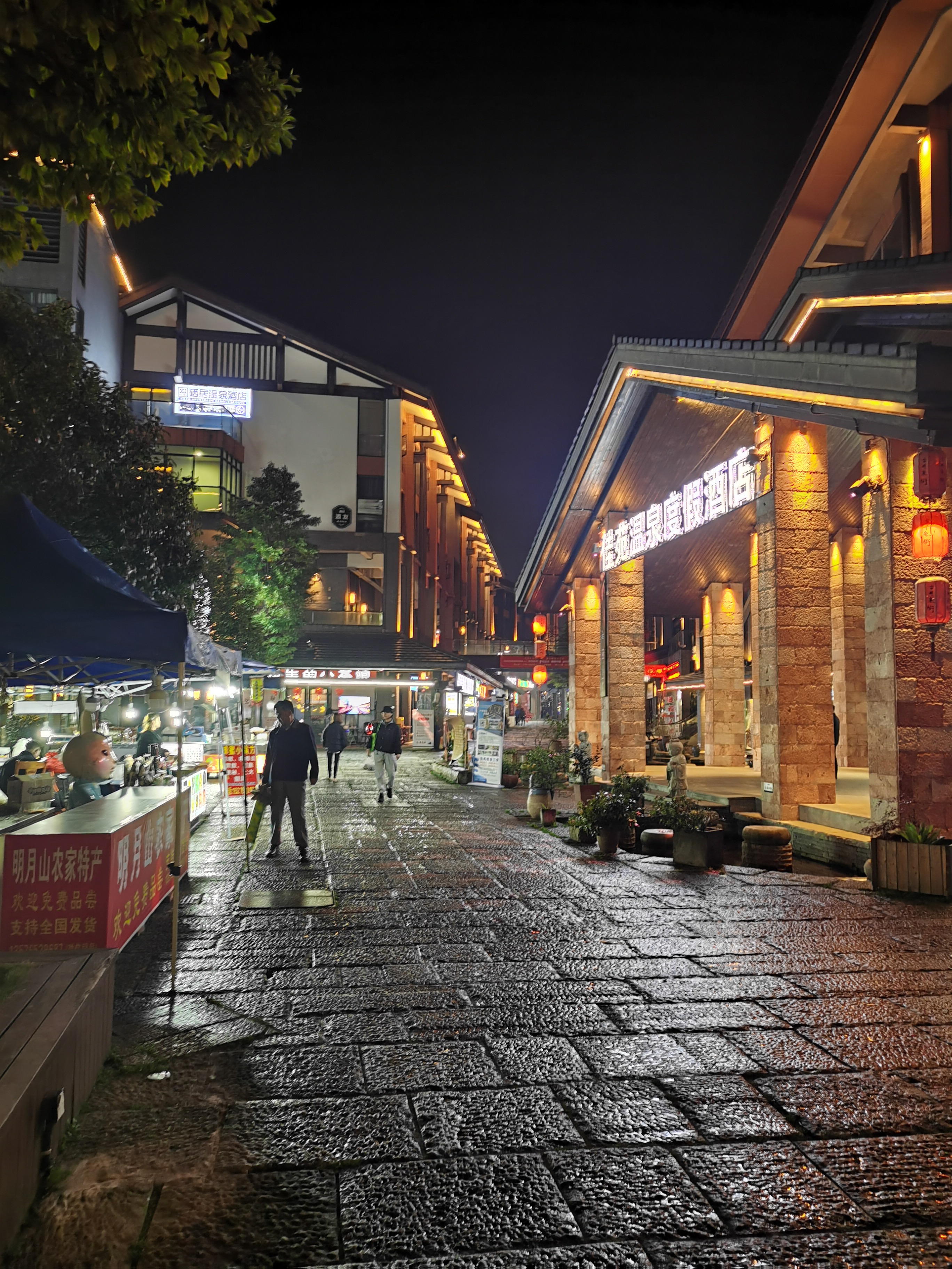 宜春温汤镇夜景