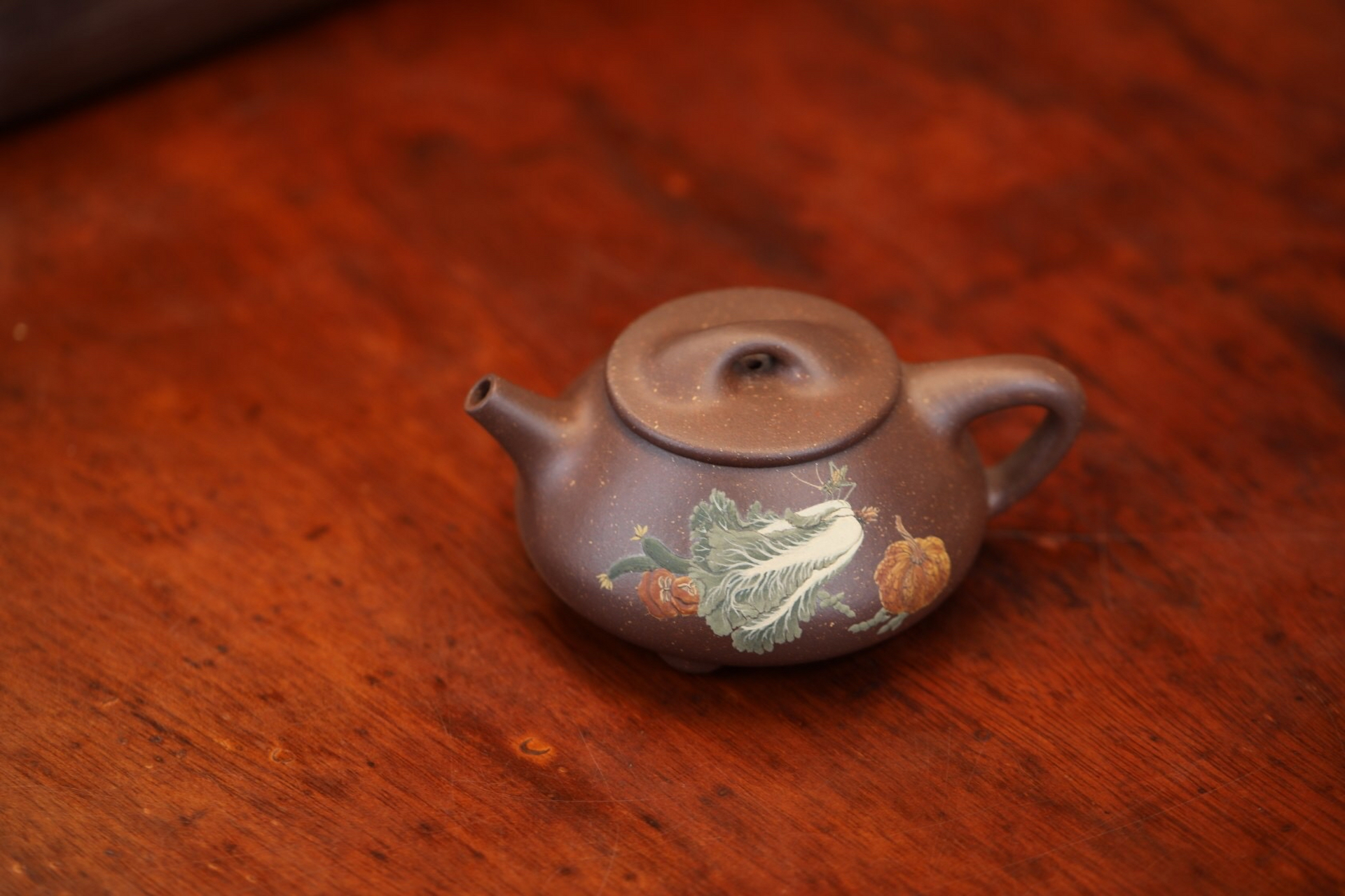 满瓢·泥绘·全手工    张志清高徒泥绘 容量230cc/极品调砂底槽清