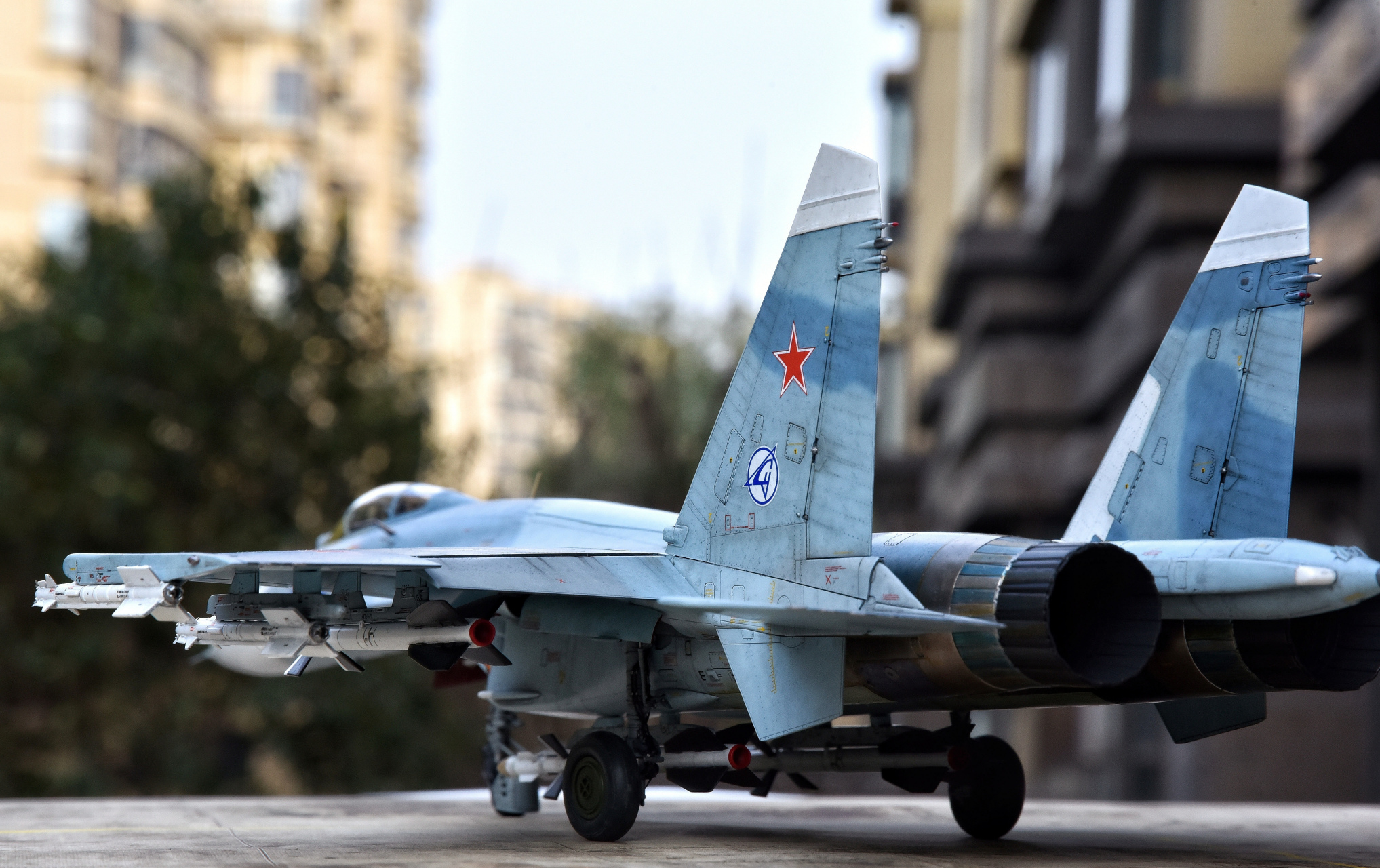 军模欣赏:1/48 俄罗斯空天军 蓝色388号 苏