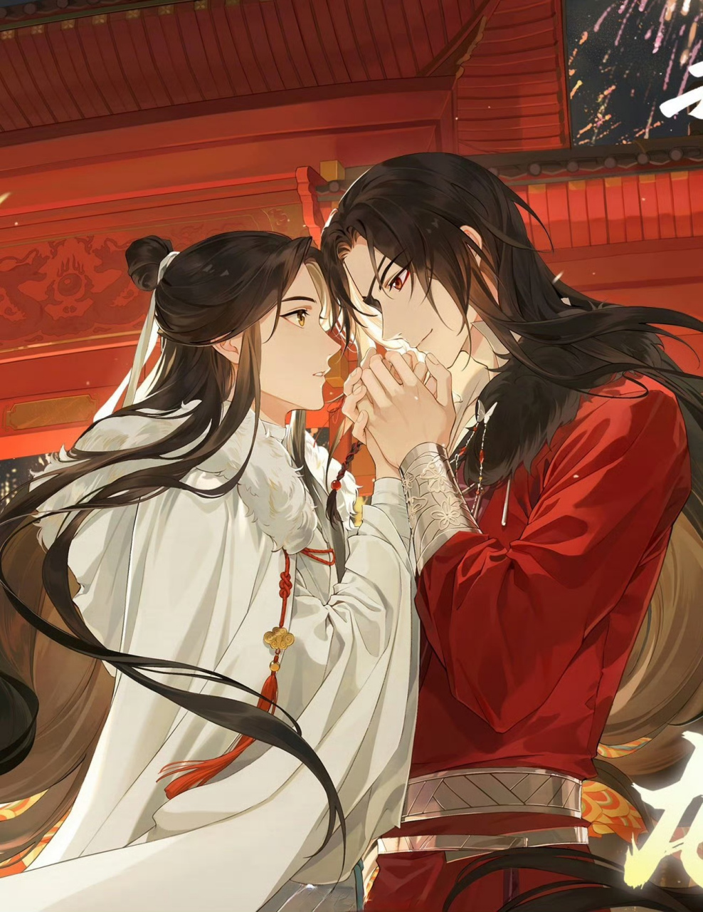 天官赐福# 花怜的婚后日常,好甜呀[害羞]