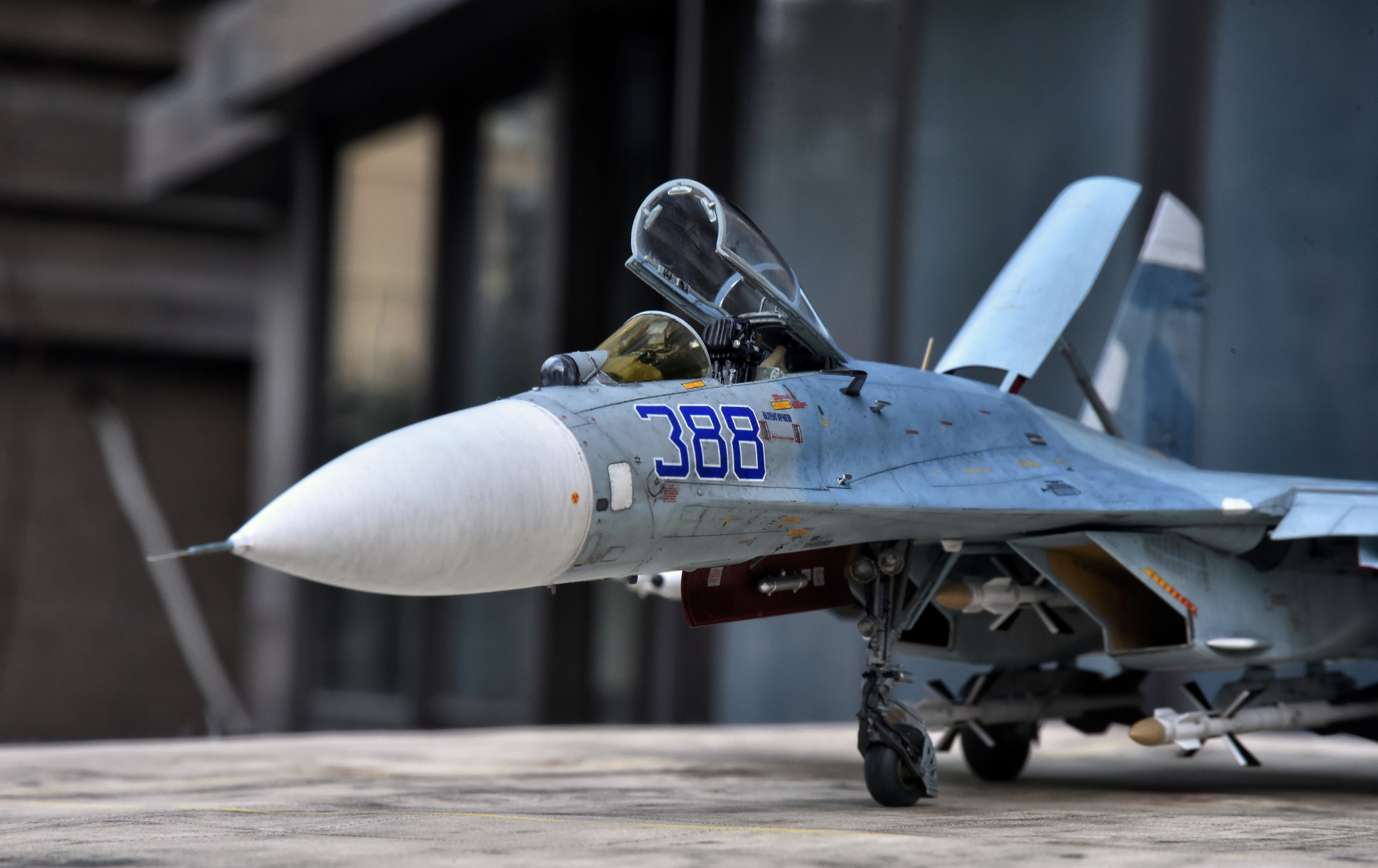 军模欣赏:1/48 俄罗斯空天军 蓝色388号 苏