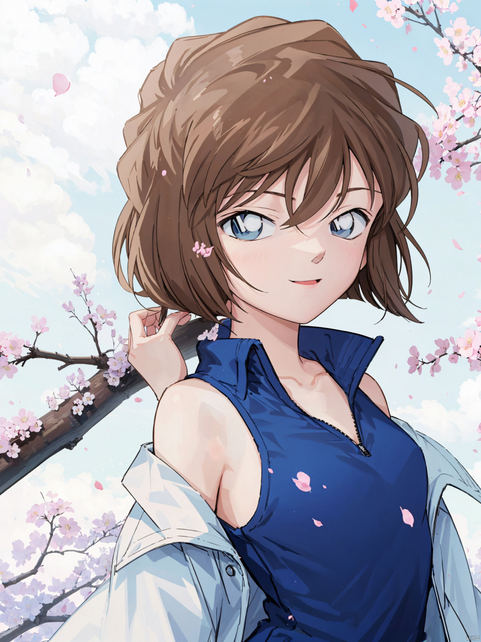 来和我一起看樱花吧#名侦探柯南# #灰原哀# #柯哀