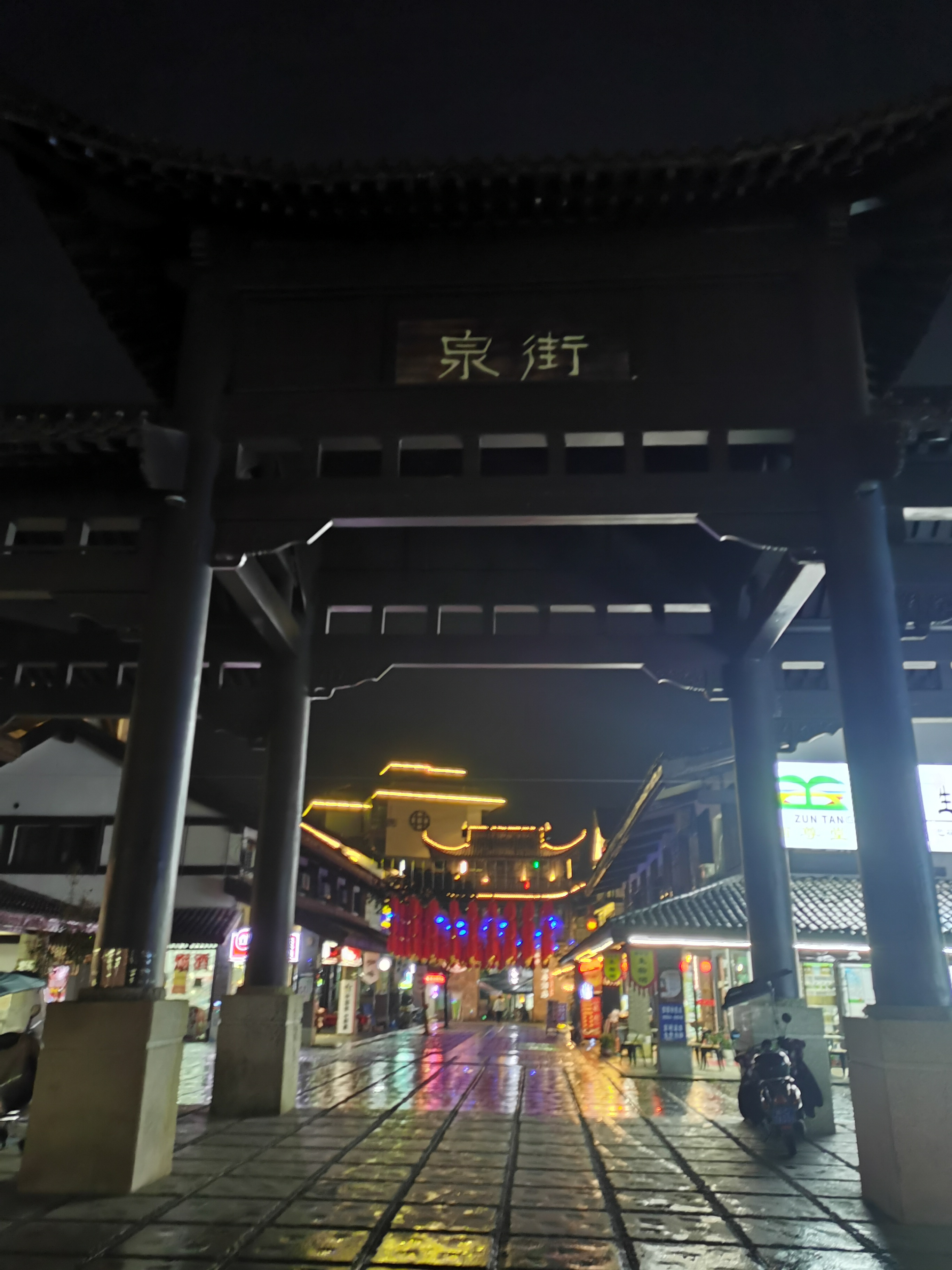宜春温汤镇夜景