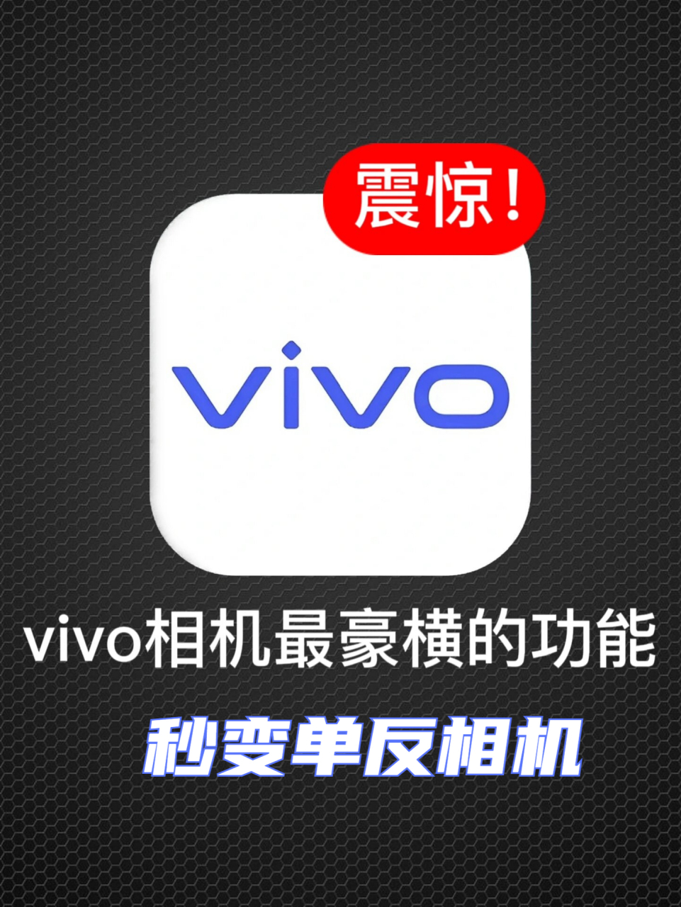 给大家分享vivo相机豪横的功能,手机拍照的宝藏参数!