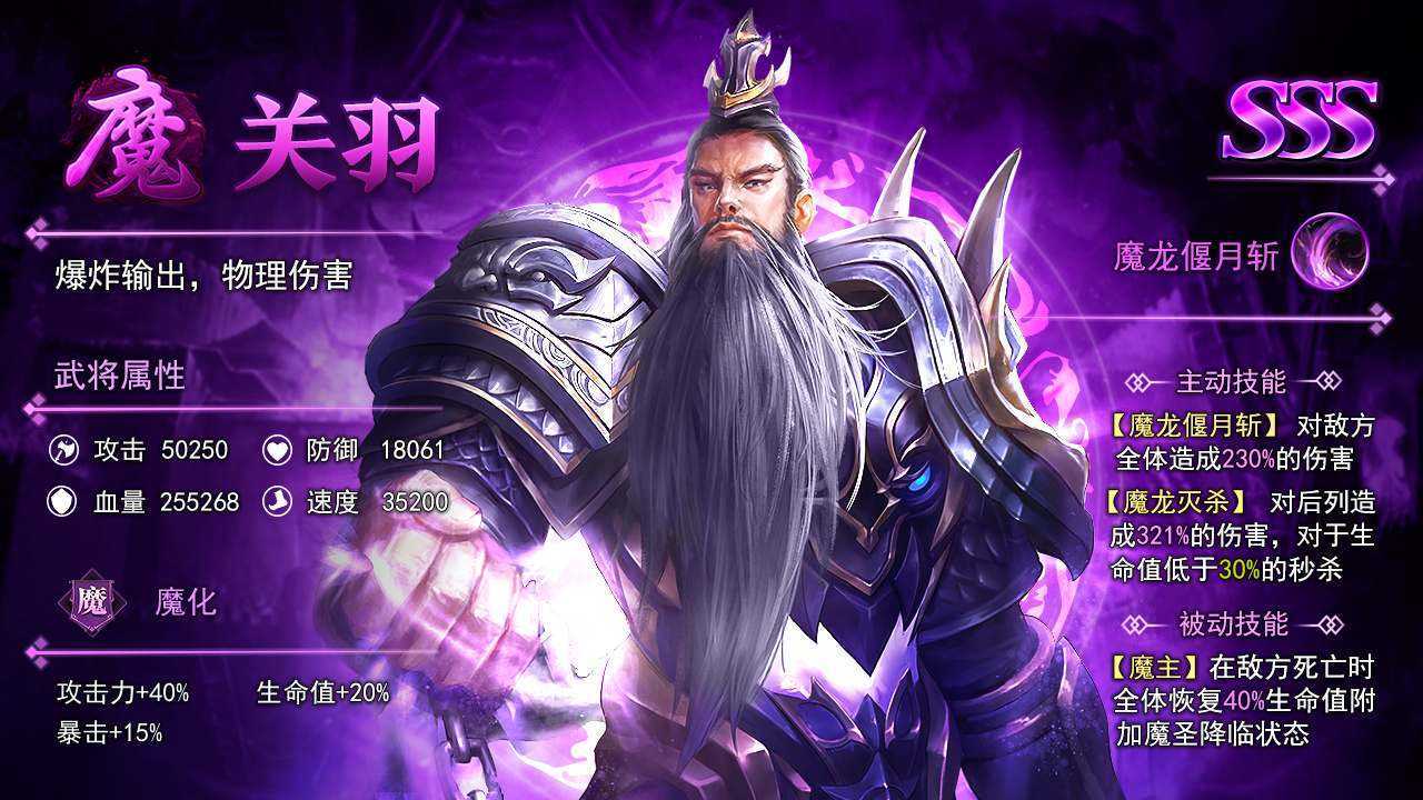 乱世三国志神将挑战阵容推荐