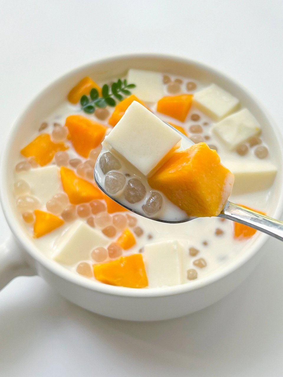 芒果奶冻西米露🥭没有宝宝会拒绝的小甜品‼️  😀今天我要和