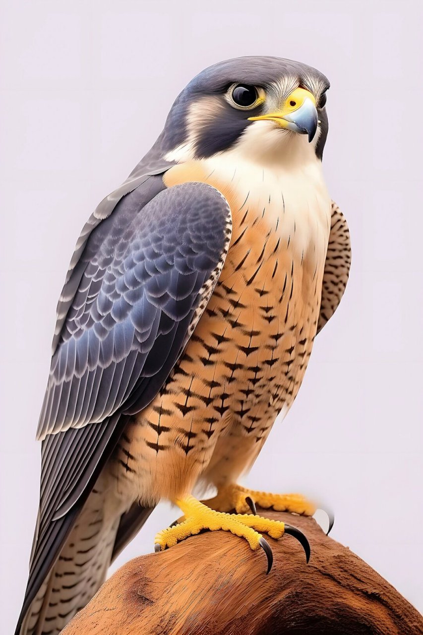 作为鸟类中的顶级猎手,游隼的每一个细节都充满了力量和美感,简直就是