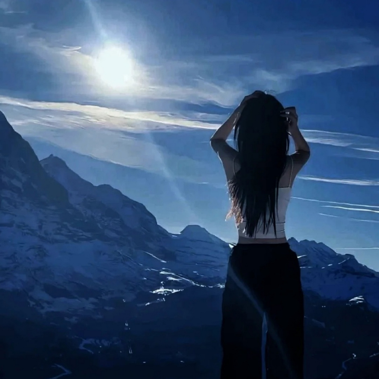 今天,我们带您领略一款充满女生气质的背影图片头像,它不仅仅是一张