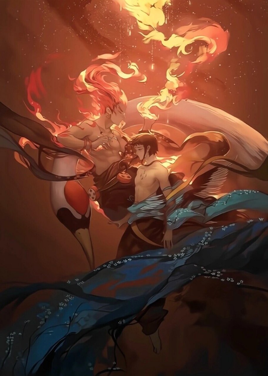 《大鱼海棠2》变双男主  在第一部的结尾,湫为了椿牺牲自己,真的让我