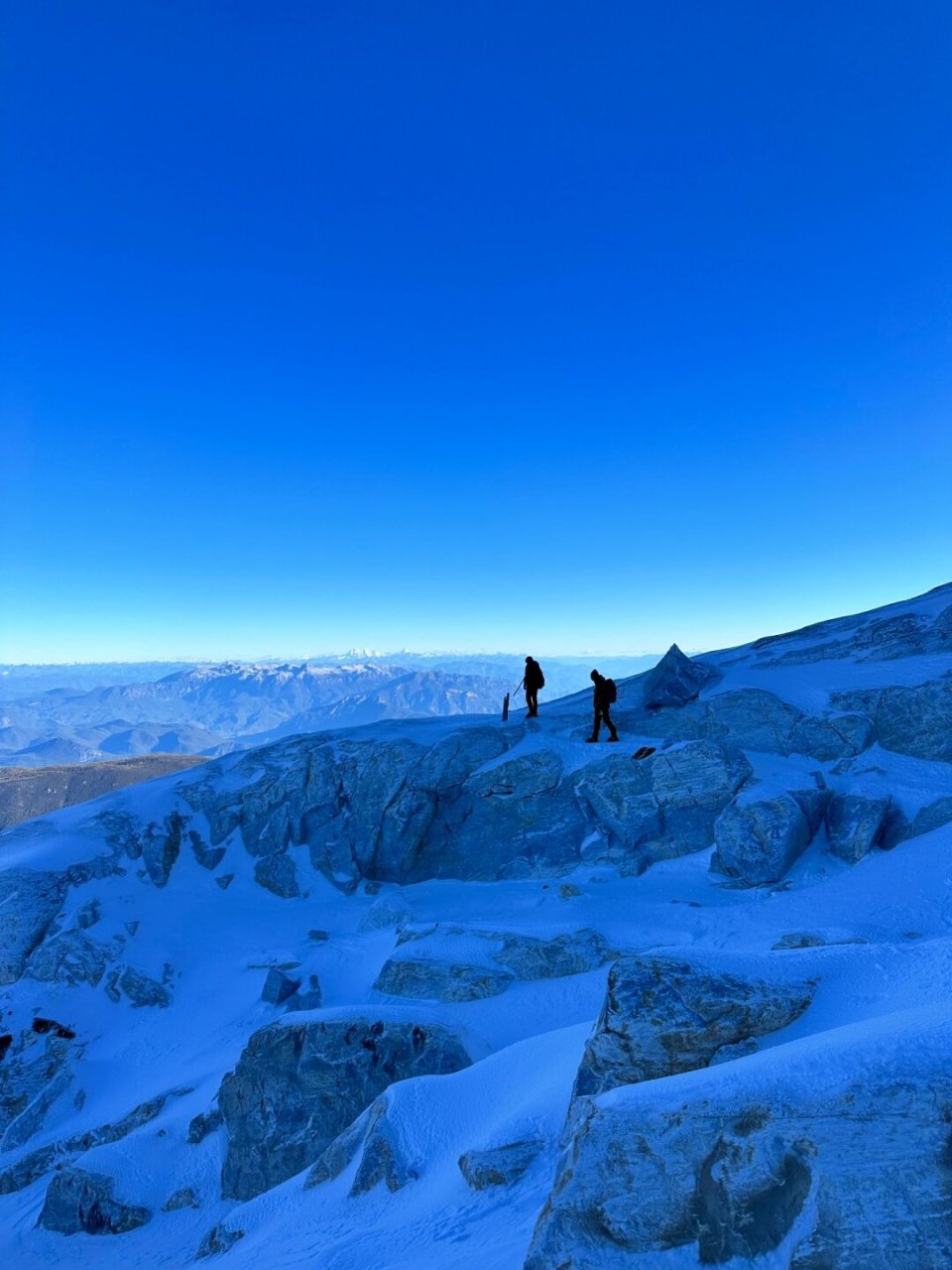 哈巴雪山登顶  94秋天的哈巴雪山,美得简直宇宙无敌!