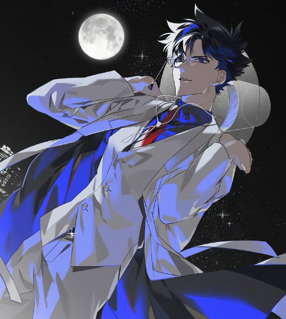 怪盗基德#   [月亮] (twi:kidkuroba4869) #经典动漫# #名侦探柯南