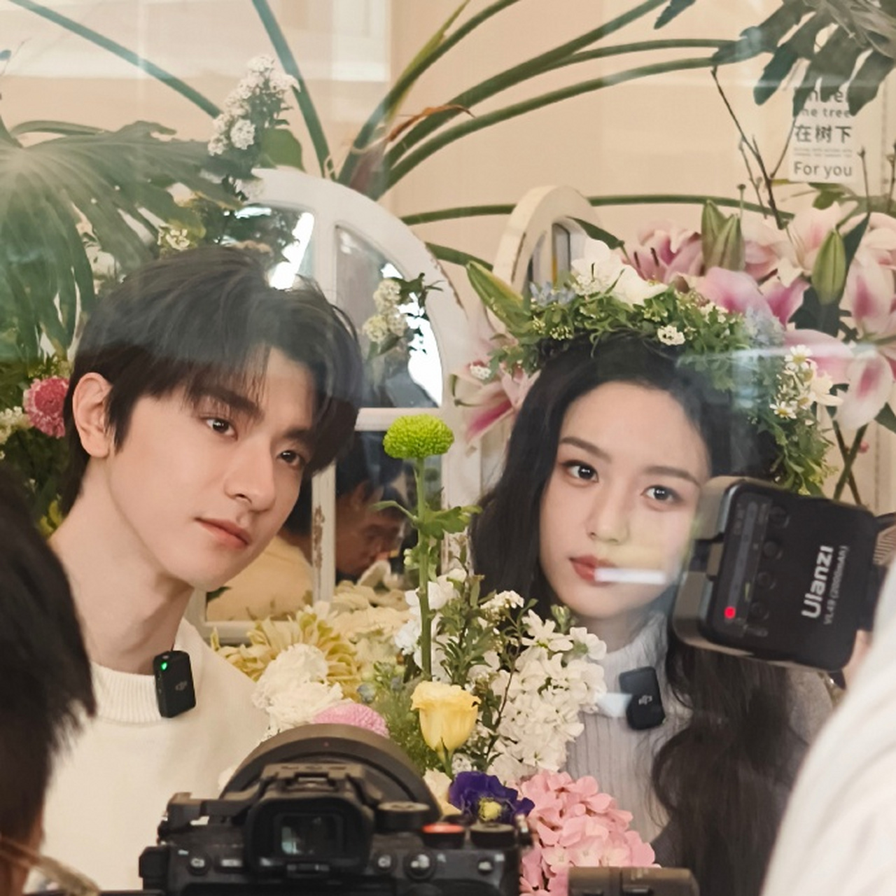 林一周也别对我动心# #周也林一新剧同框cp感# 拍摄花絮.