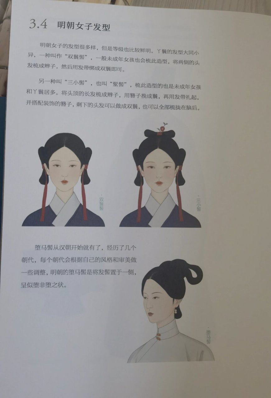 明朝女子发型  996996 作为一名深爱汉服的迷妹,我虽然没有专业