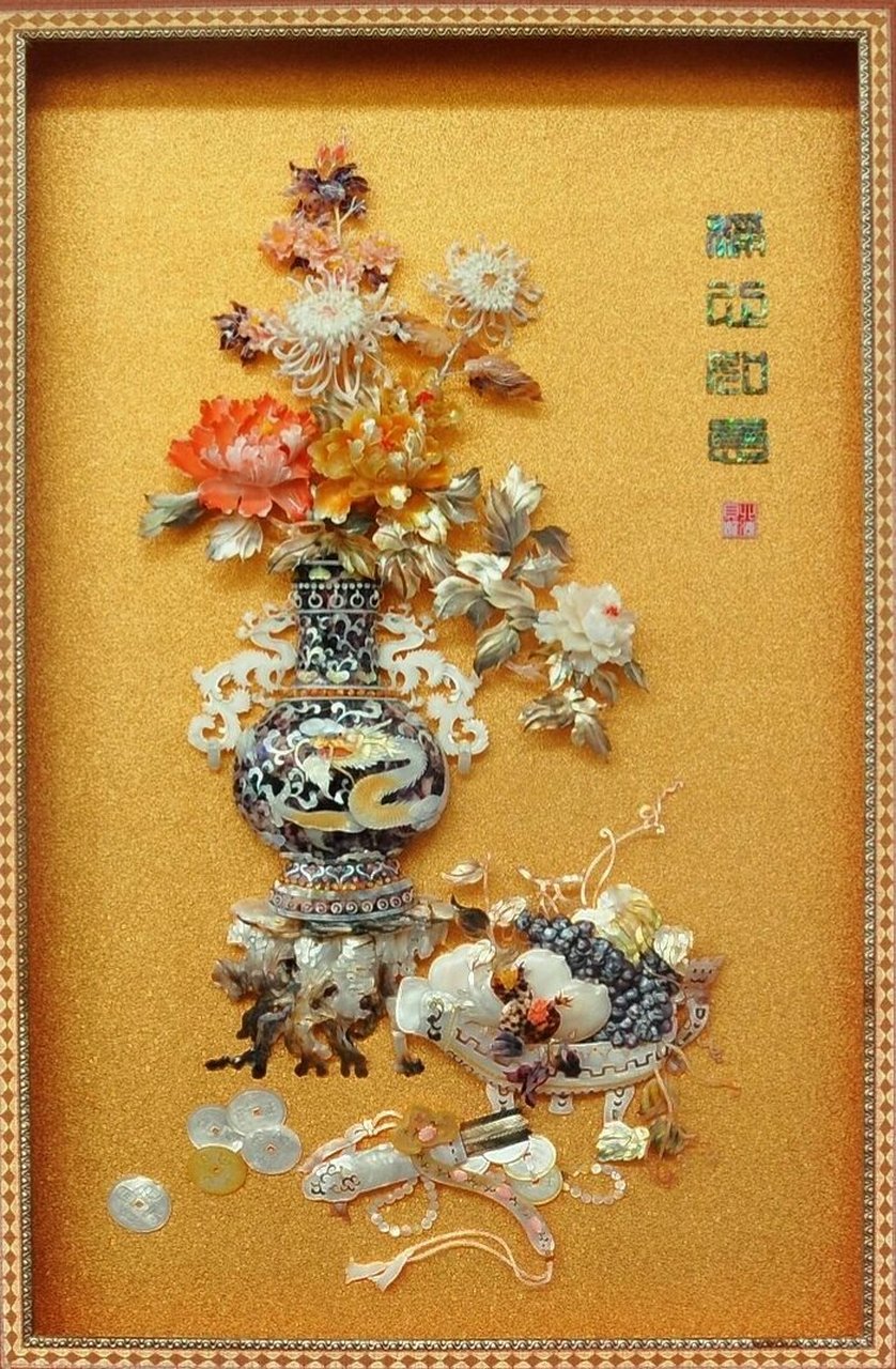 家乡的非遗·广西篇—北海贝雕  97北海贝雕,这一广西的传统工艺品