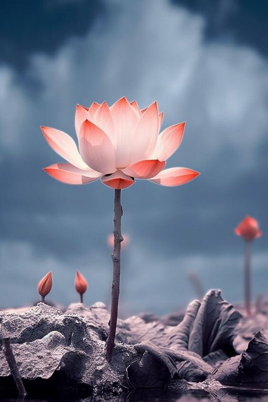 心如莲花,恬静淡然