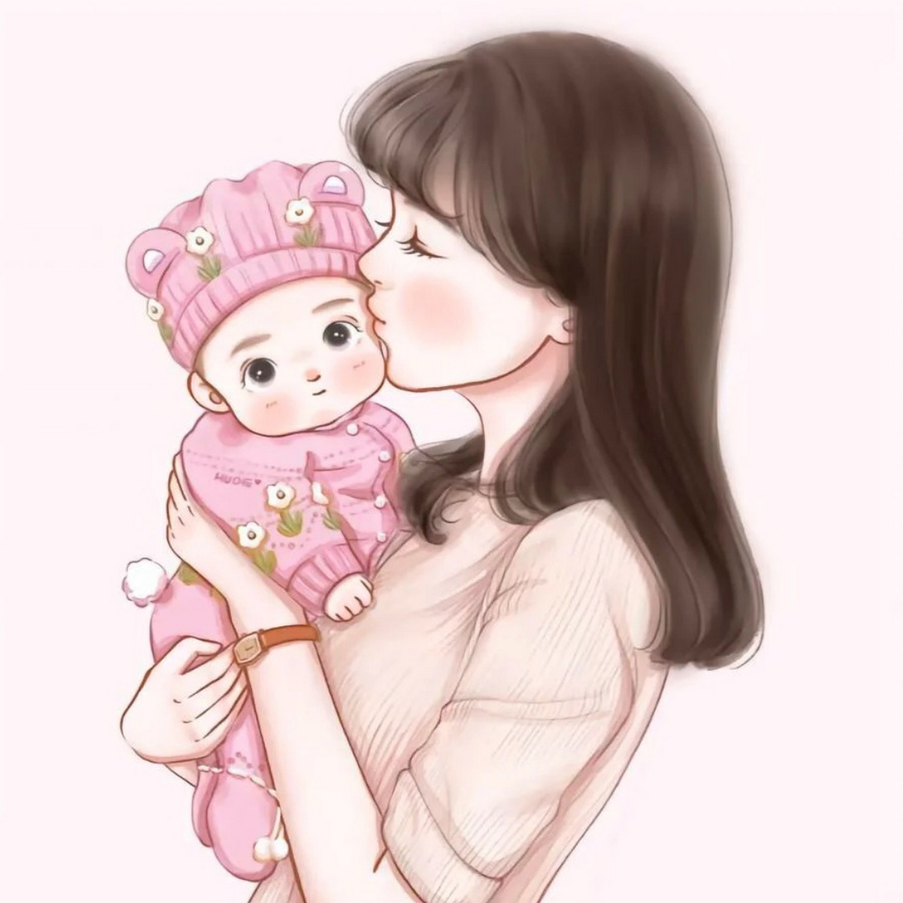 宝妈头像  99通过头像,她们向外界传递着母爱的力量,展示着作为母亲