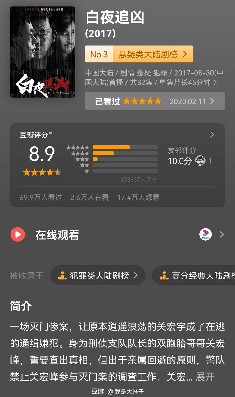 我的悬疑电视剧三部曲  每个人都有自己的电视剧清单,而我,作为一个