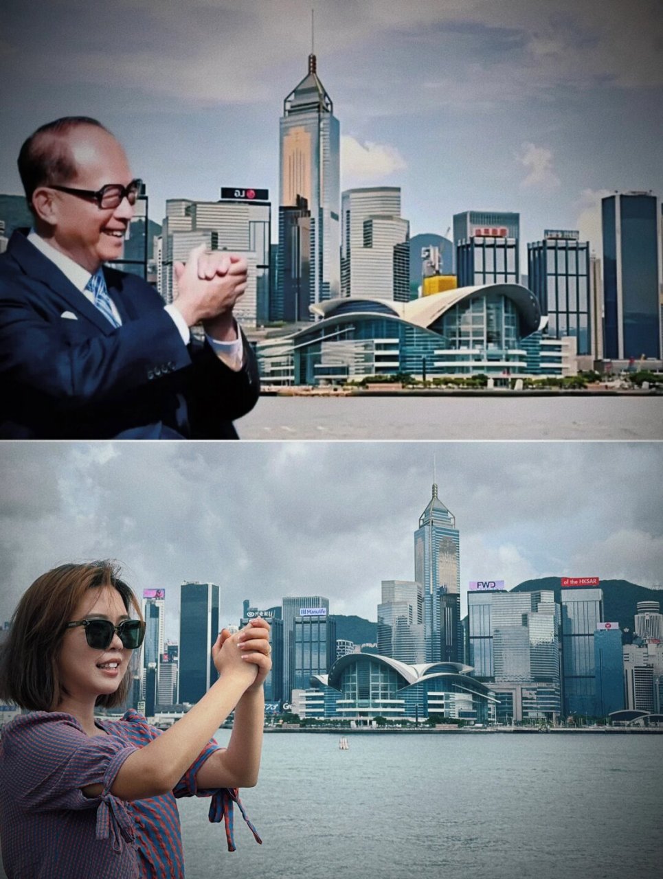 李嘉诚同款机位原图  成功人士的第一步,当然是要打卡香港维多利亚港