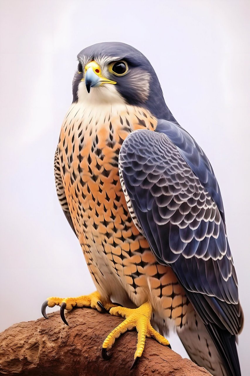 作为鸟类中的顶级猎手,游隼的每一个细节都充满了力量和美感,简直就是