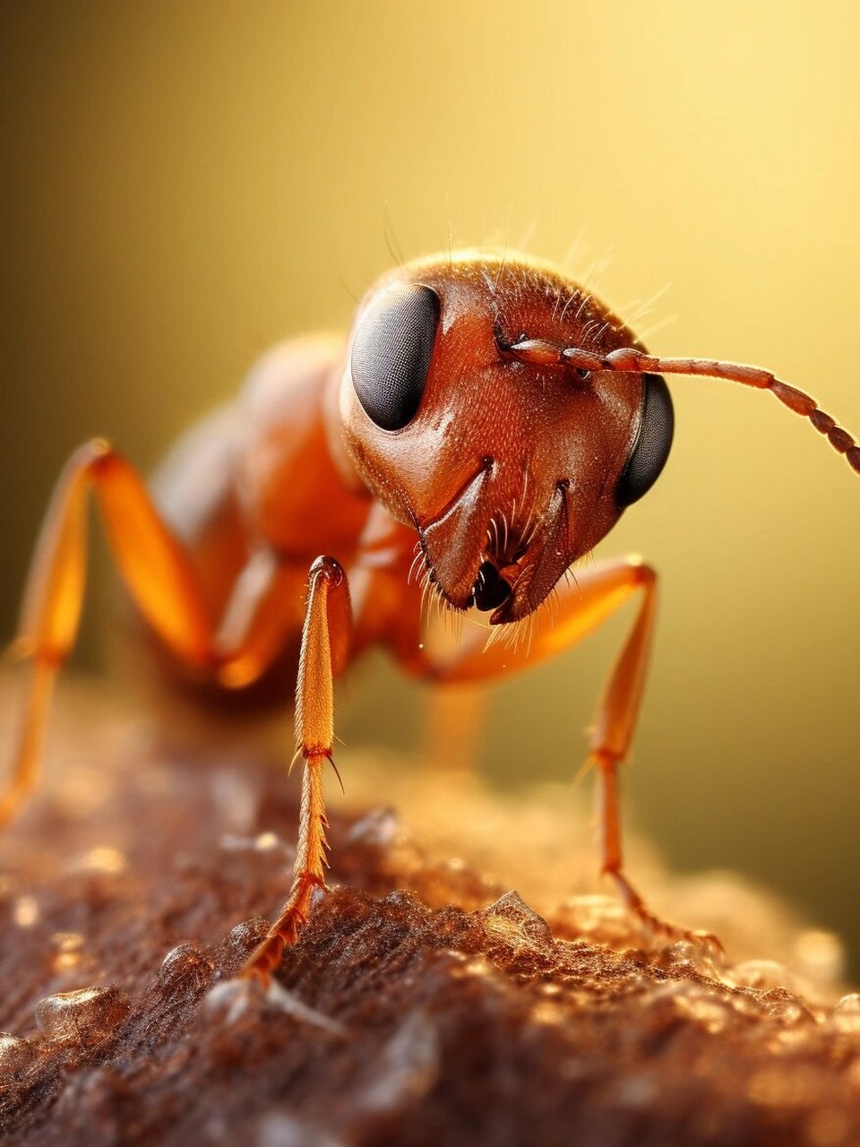 想想小时候我也干过这种事,但是我好像没有把蚂蚁放大来看过,只知道