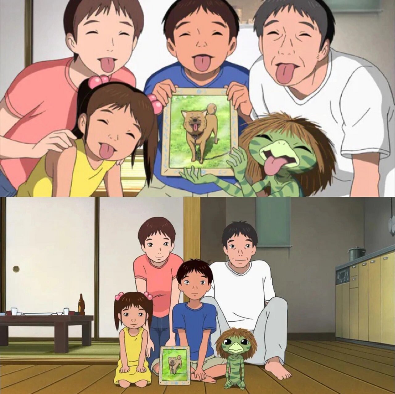 🎬影片名《河童之夏》 	  🐸电影中的小酷,那单纯可爱的模样与