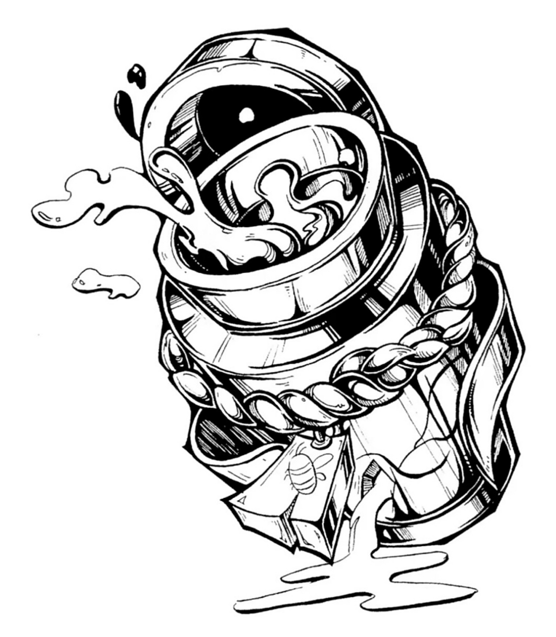 99我要跟大家分享一份超级棒的黑白单体素材!