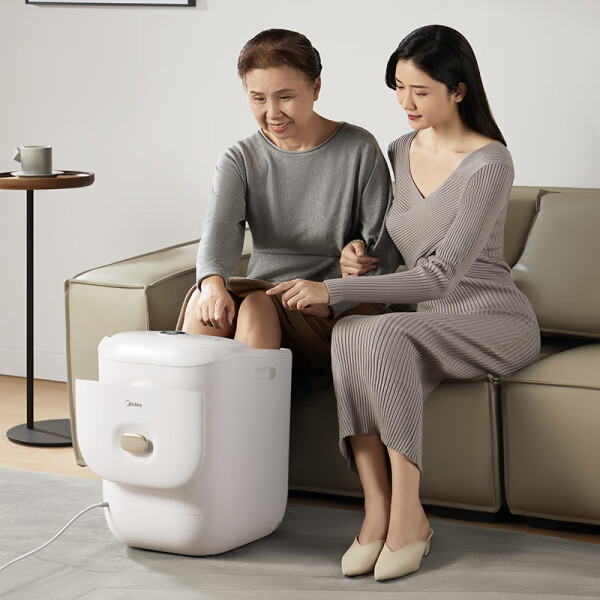 美的zl2足浴盆:智能加热更省心,按摩放松两不误!