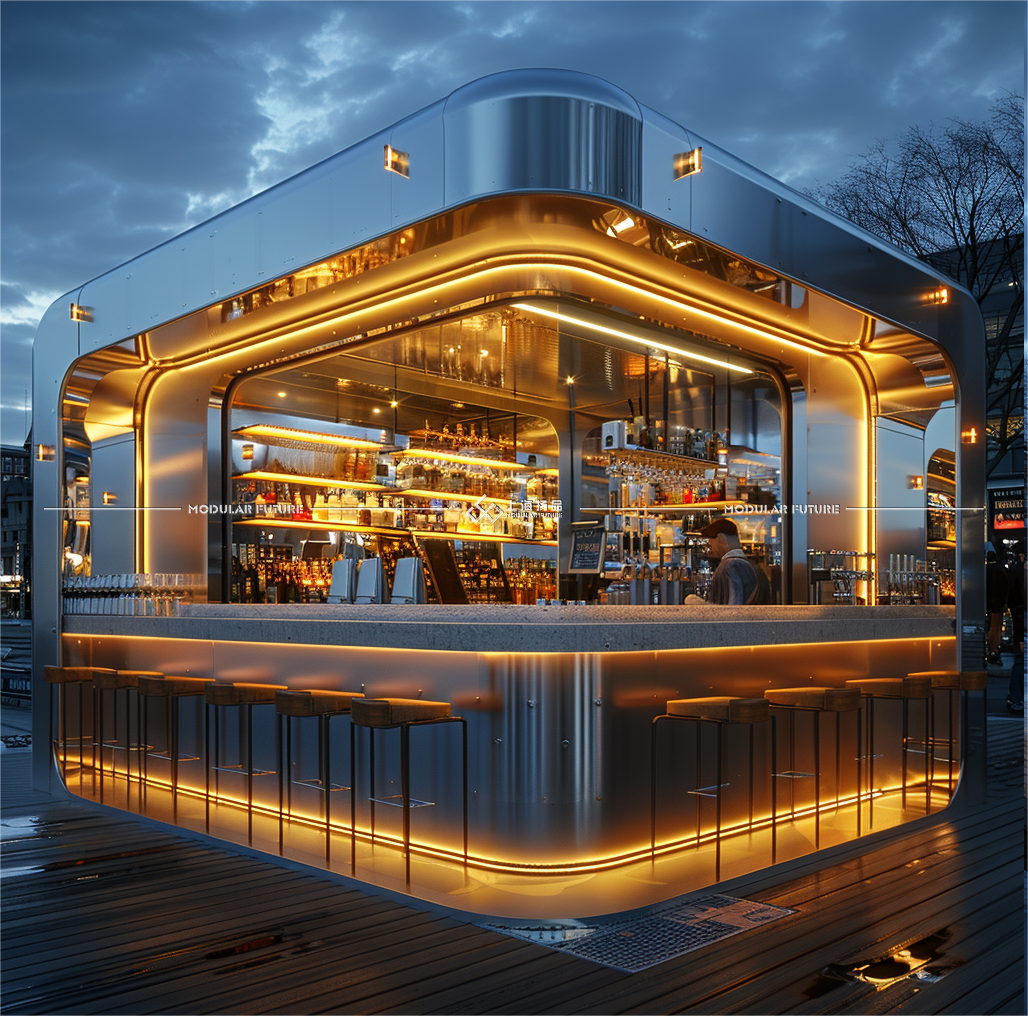 城市酒馆新潮概念:集装箱酒馆点亮现代生活