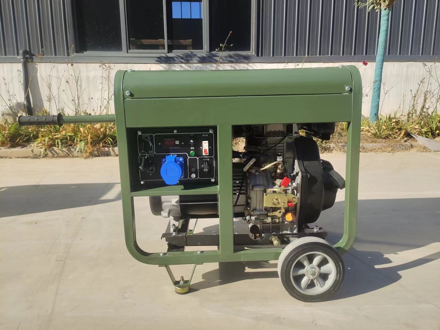 小型便携式5kw柴油发电机 to6800et 单三相家用施工