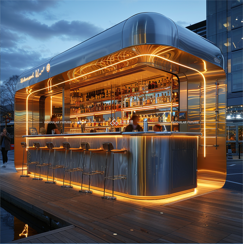 城市酒馆新潮概念:集装箱酒馆点亮现代生活