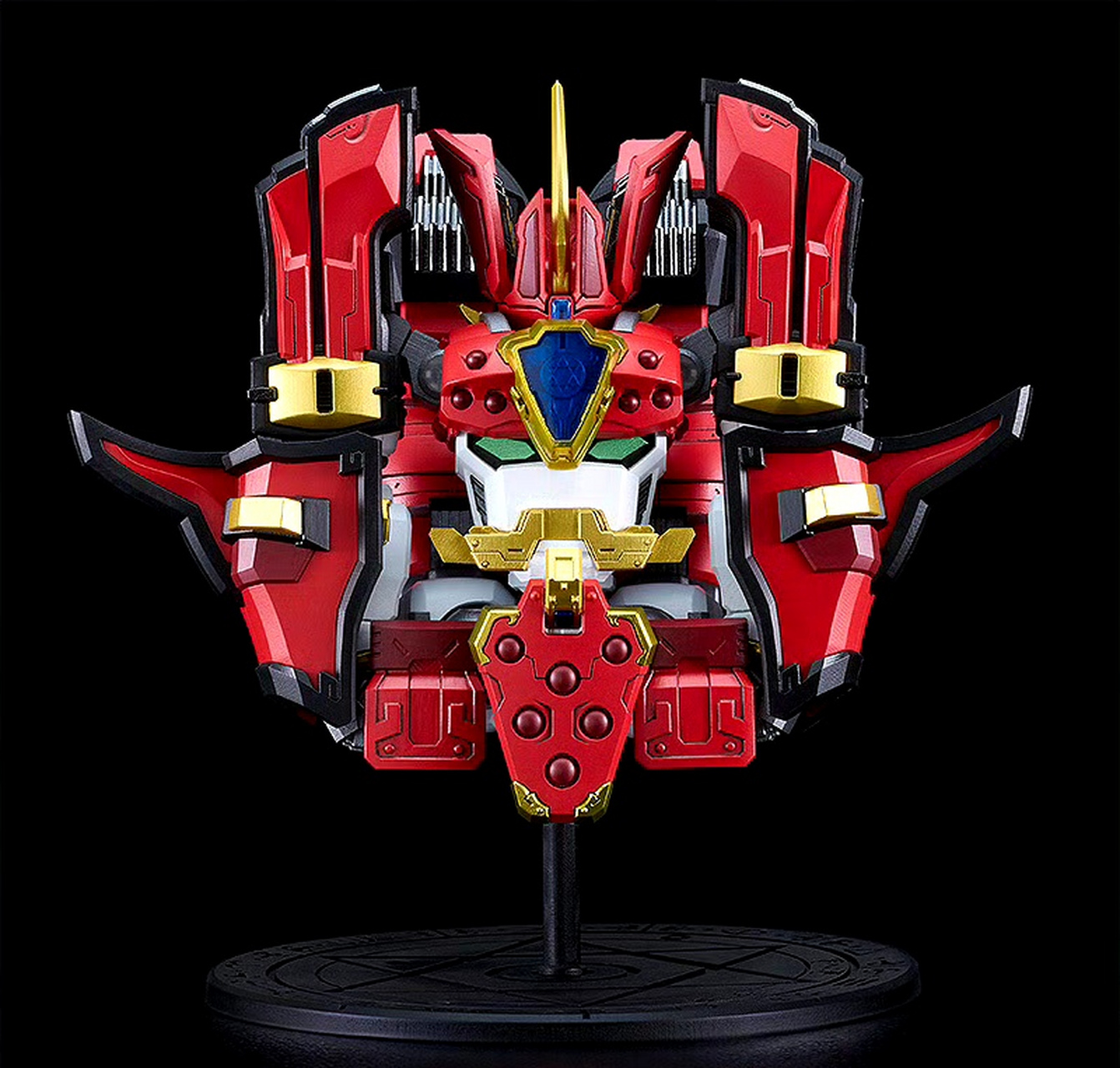 模型欣赏:gsc moderoid 光能使者 王金版  魔动王,机体金成形色部分