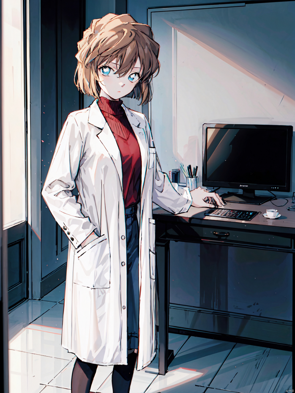 长大了就是宫野志保博士啦#名侦探柯南# #灰原哀# #柯哀