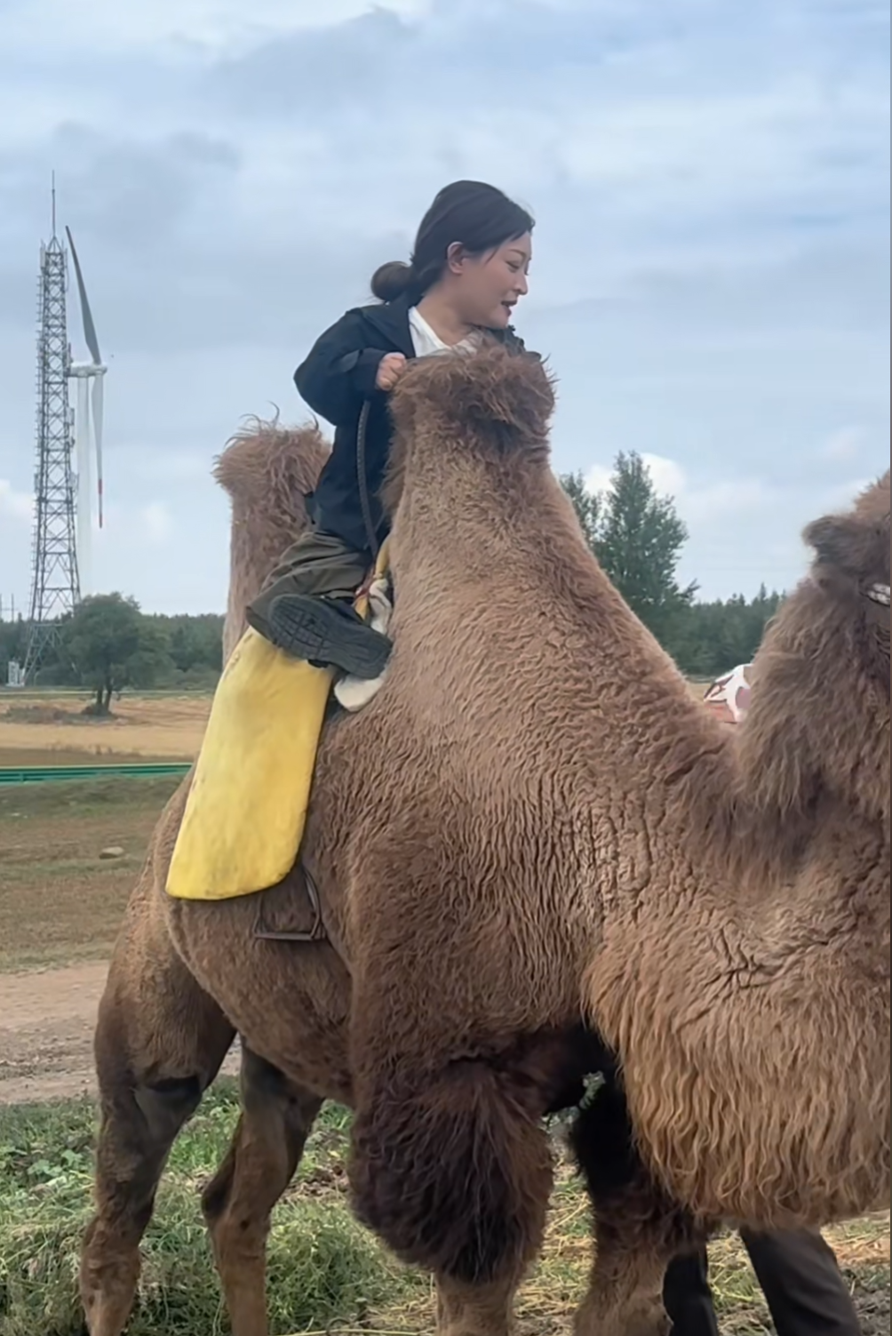 李会娟的母亲小花是个矮个子,只有1米高,她从小就患有侏儒症.
