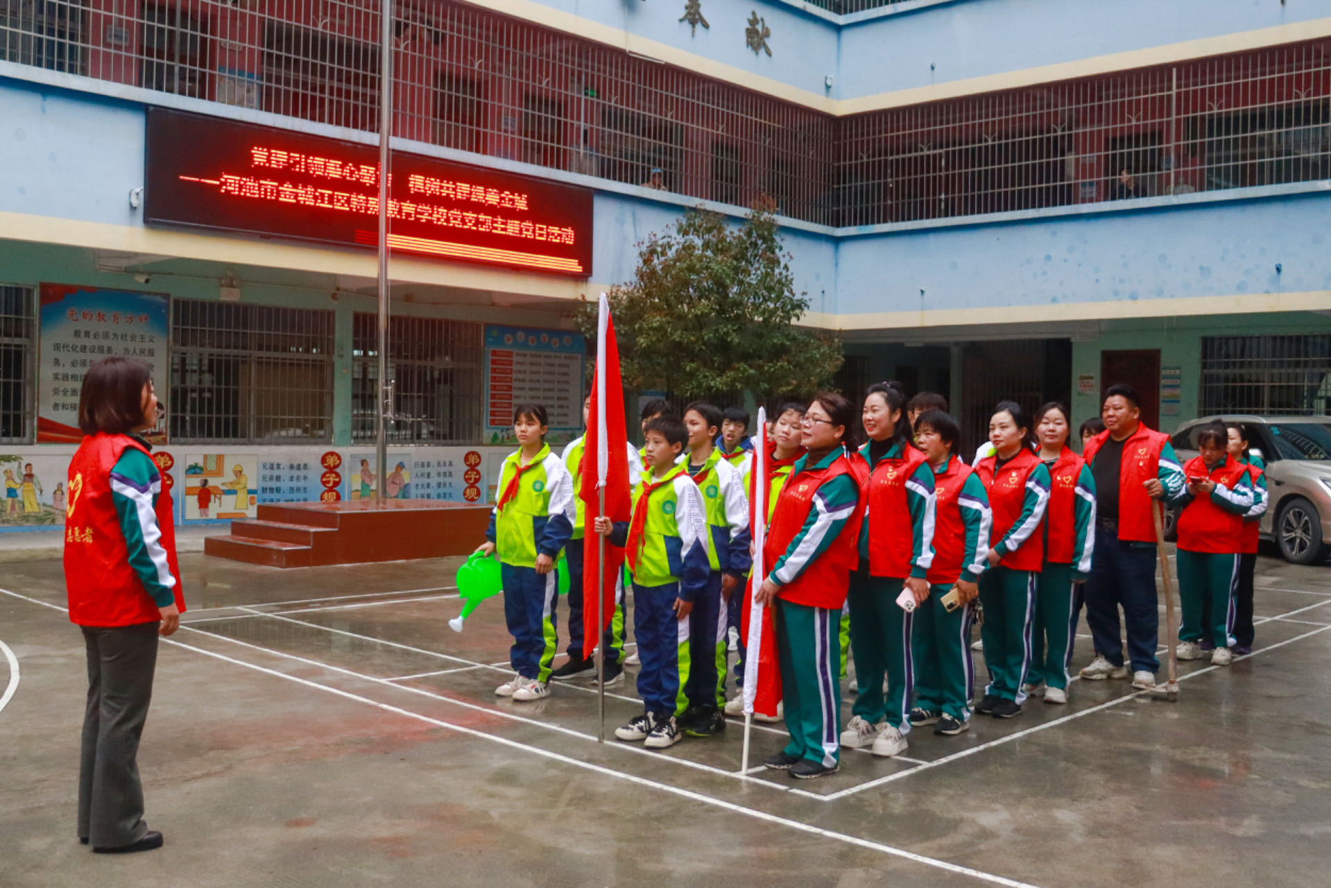 河池市金城江区特殊教育学校开展新时代文明实践主题教育系列活动