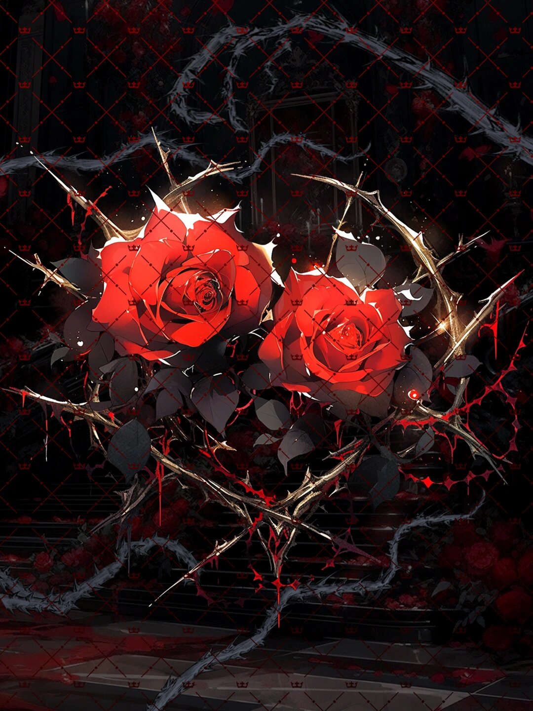 26款荆棘红玫瑰 可商免抠透明素材  哇塞,你们瞧瞧这!26款《荆棘红玫