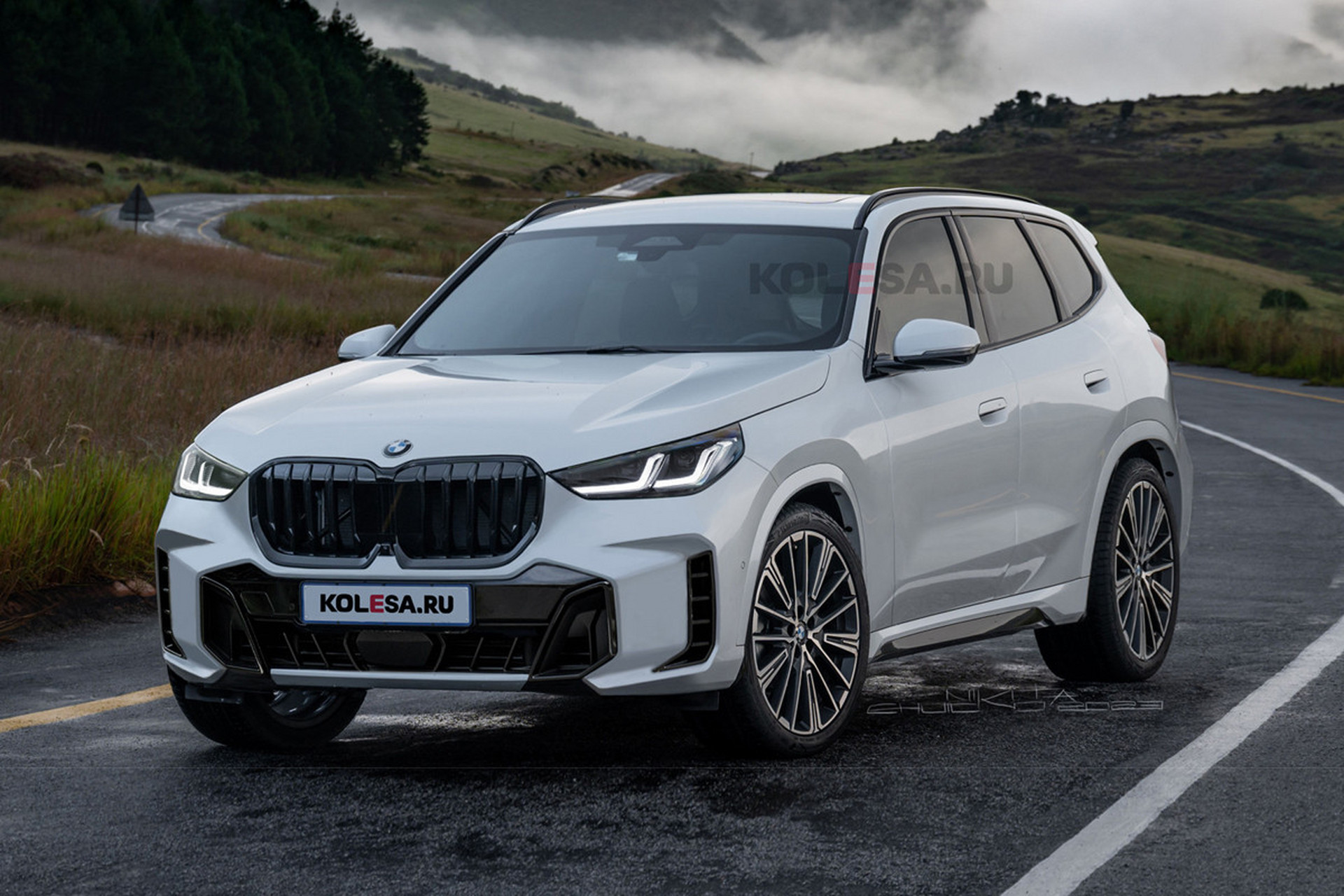 下一代宝马x3渲染图发布,基于近期曝光的谍照,据初步消息,下一代宝马