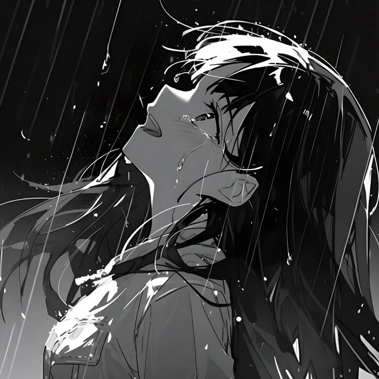 高级emo伤感动漫头像  94你的离开,让我知道了什么是孤独,什么是无