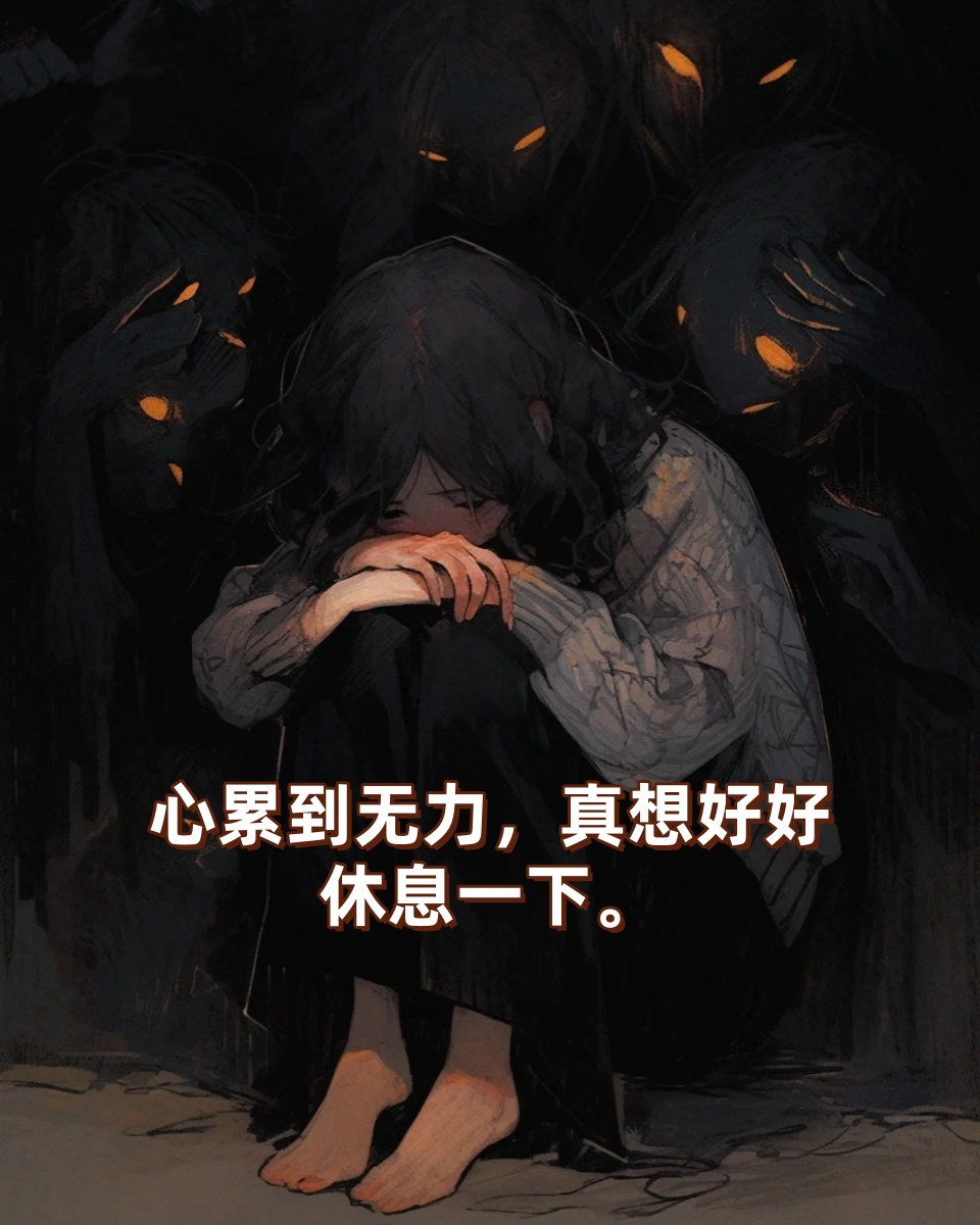 2.人累心更累,生活好疲惫