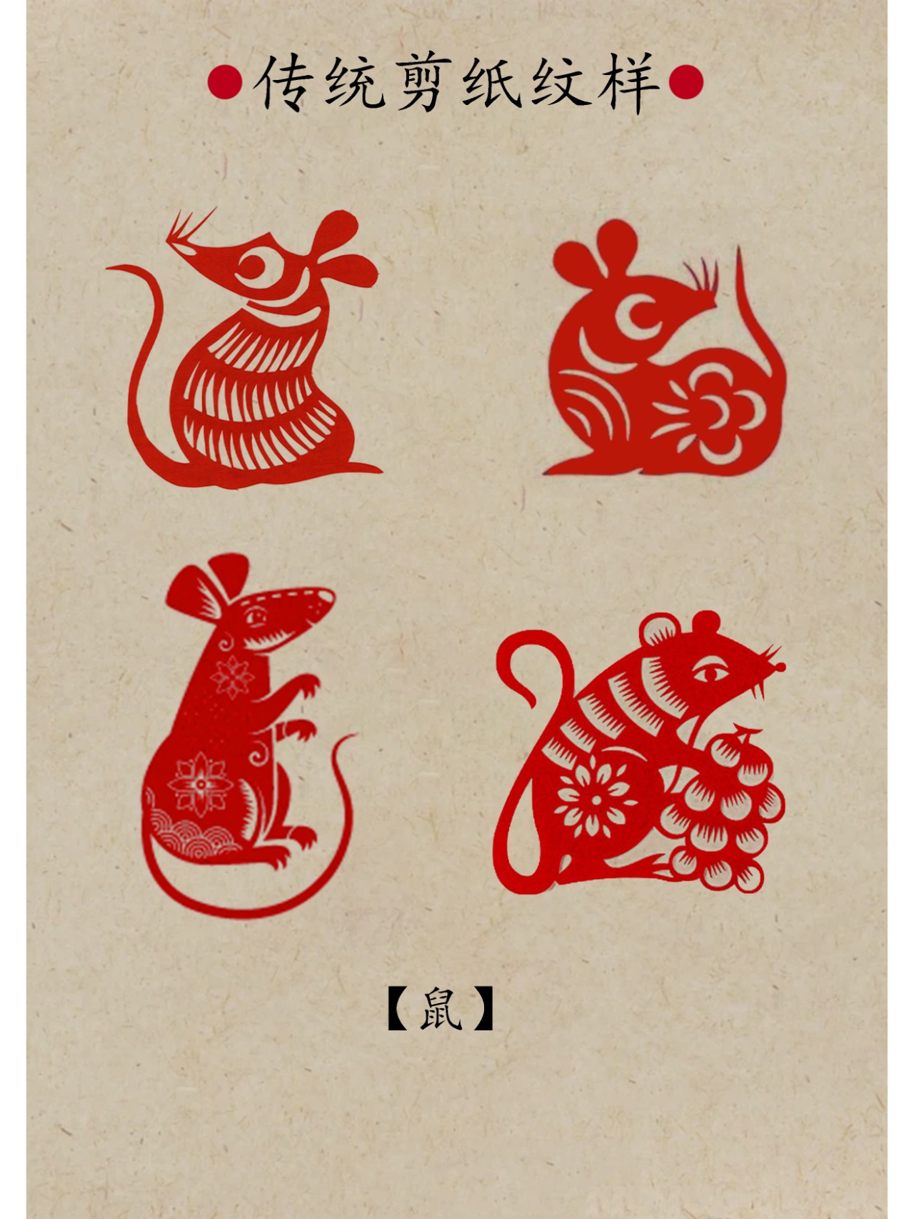传统12生肖剪纸图案分享  在创作这些生肖剪纸图案时,我倾注了大量的
