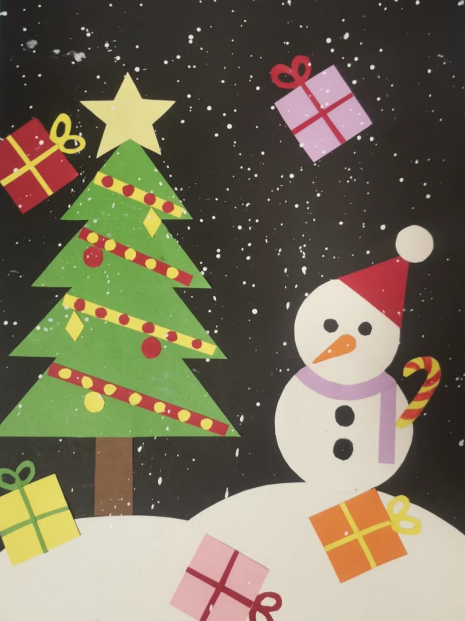 小学生几何图形创意画 最近我家孩子的数学刚好学到几何图形09这个