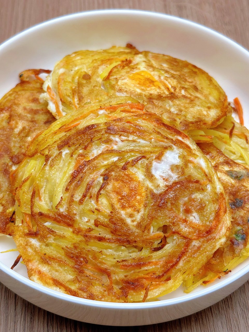 08 低卡低脂的土豆丝鸡蛋饼  简直是减脂期的宝藏!95  嗨,姐妹们!
