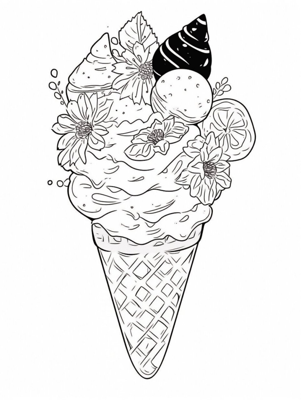 这次的线稿可是超级适合临摹和涂色的哦,无论是想练