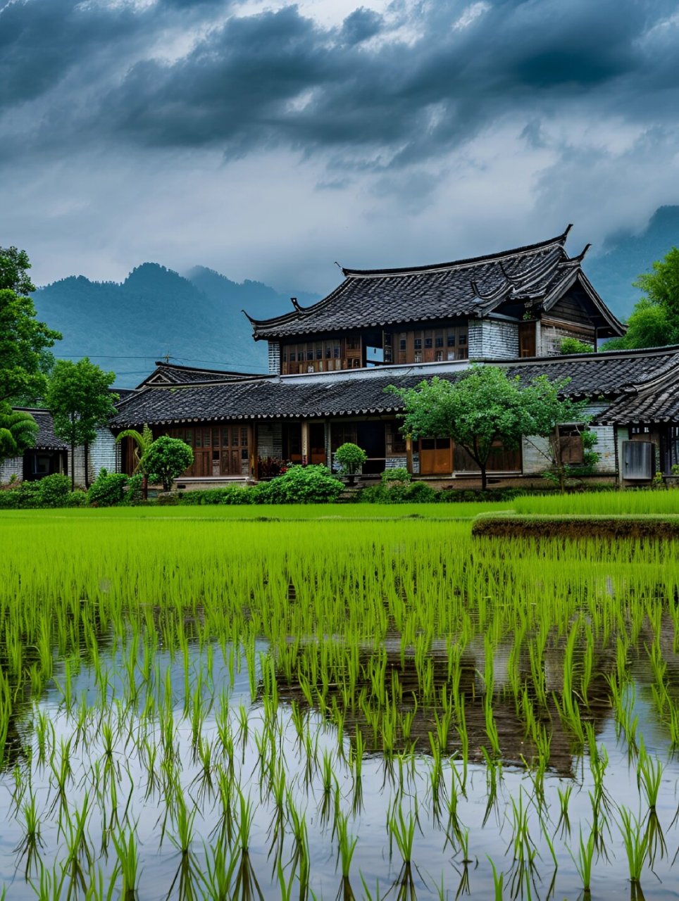 🍃🌄今天,我要为大家带来一组绝美的乡村风景素材,让我们一起走进